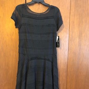 Sangria size 8/10 black lacy dress.